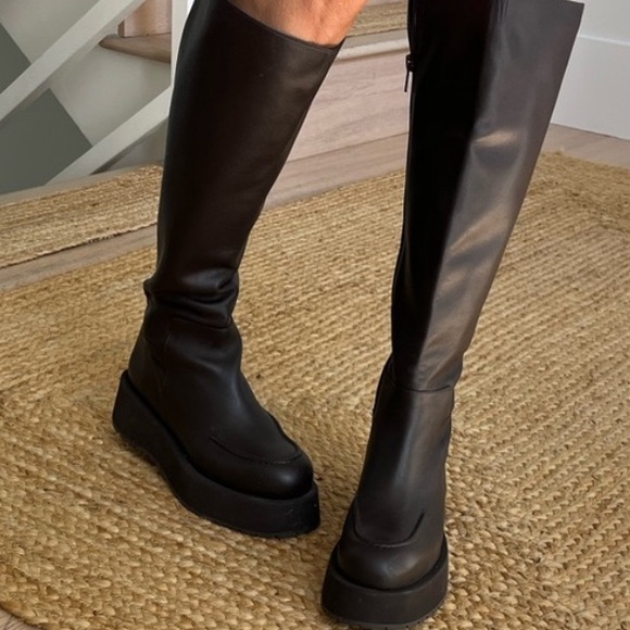 Neiman Marcus NWT Paloma Barcelo knee high Heel Platform Boot comfortable HOT❤️ - Picture 4 of 15